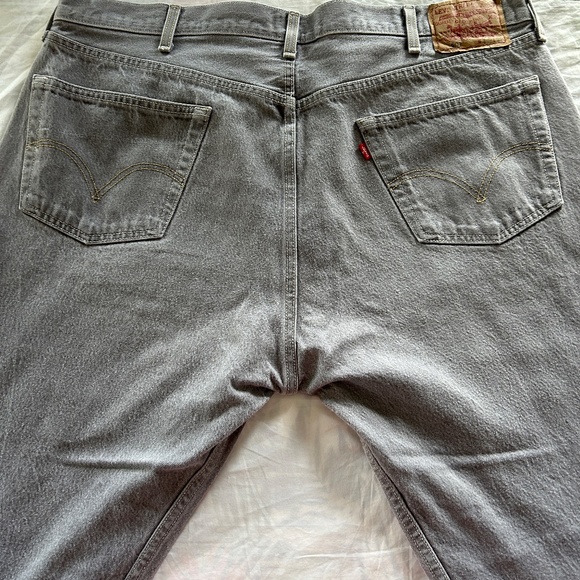 Levi 501's Button fly Gray W44 x L32 - Picture 6 of 13